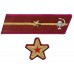 БРИГАДНЫЙ КОМИССАР, БРИГВРАЧ, БРИГВЕТВРАЧ, БРИГВОЕНЮРИСТ войск НКВД, петлицы и нарукавные знаки обр. 1935/36 г..
